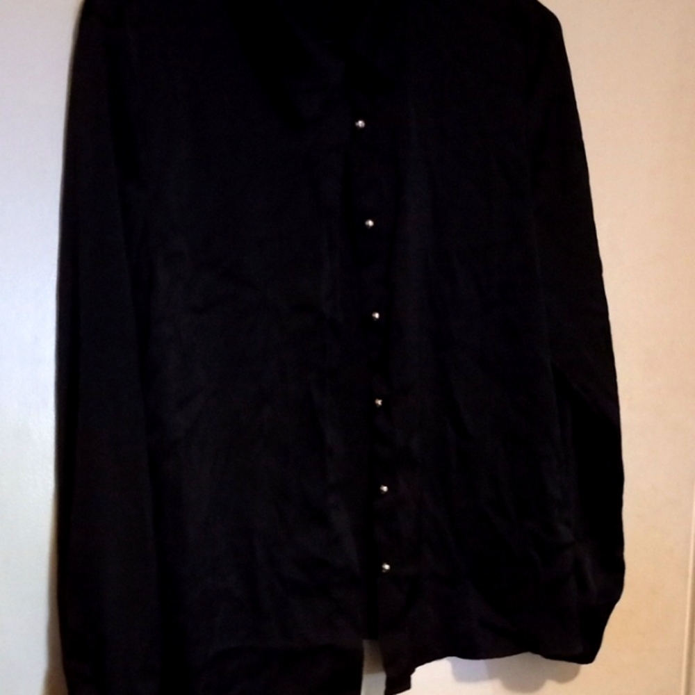 Black Button-Up Shirt